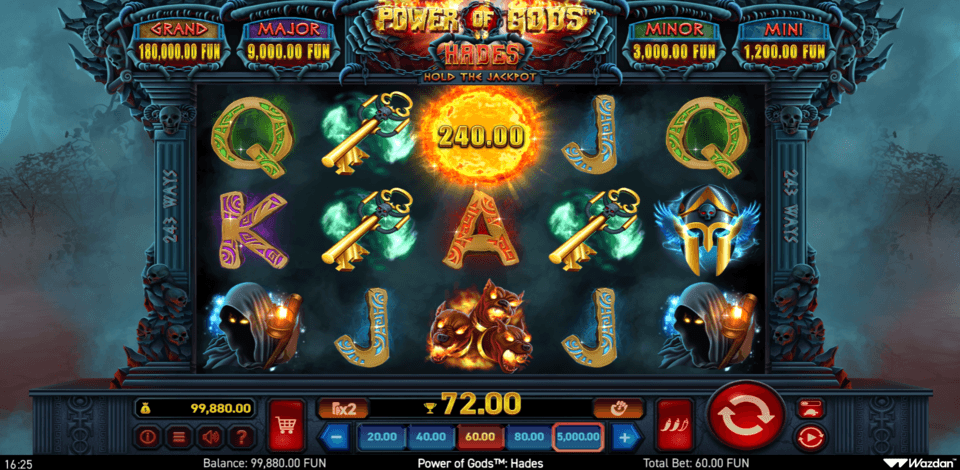 Power of Gods Hades Wazdan